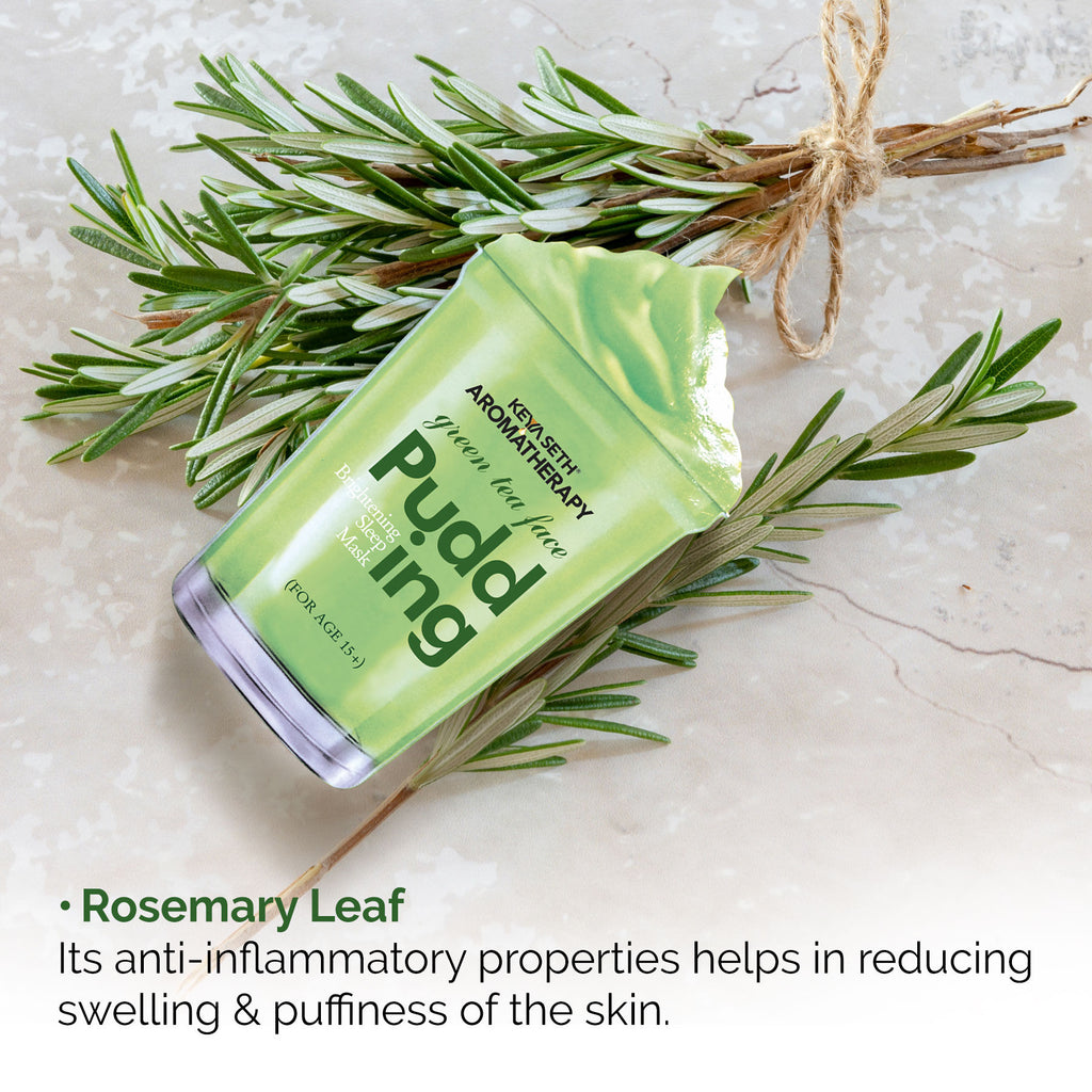 Keya Seth Aromatherapy, Green Tea Face Pudding Brightening Sleeping Mask