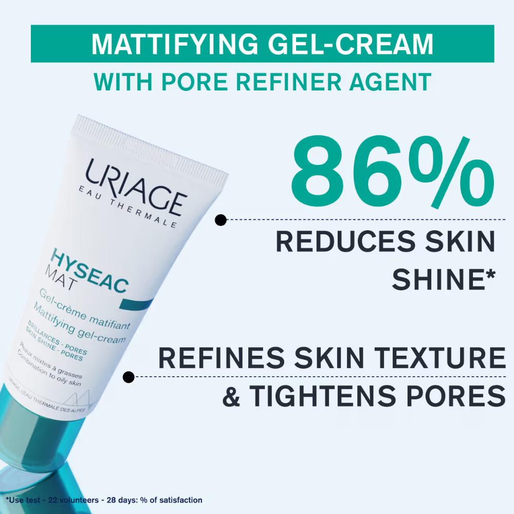 Hyseac Matifying Emulsion Face Cream Combination to Oily Skin Controls Shine & Tightens Pores