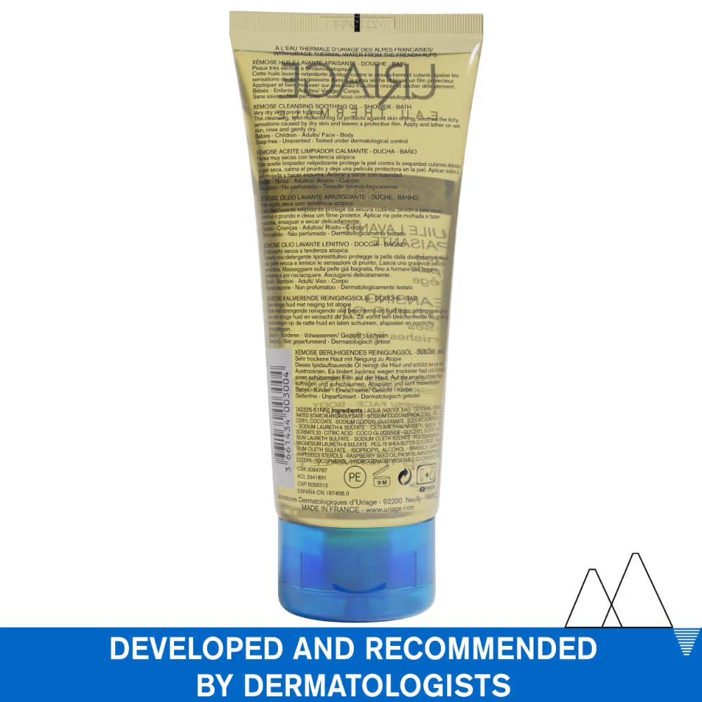 Xemose Cleansing Soothing Oil With Glycerine For All Sensitive, Dry Or Very Dry Skin