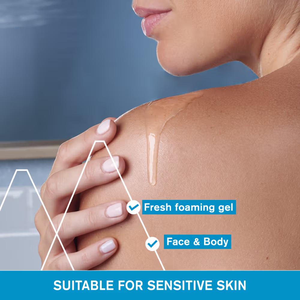 Extra-Rich Dermatological Face & Body Wash Shower gel for Sensitive Skin Healthy pH 5.5