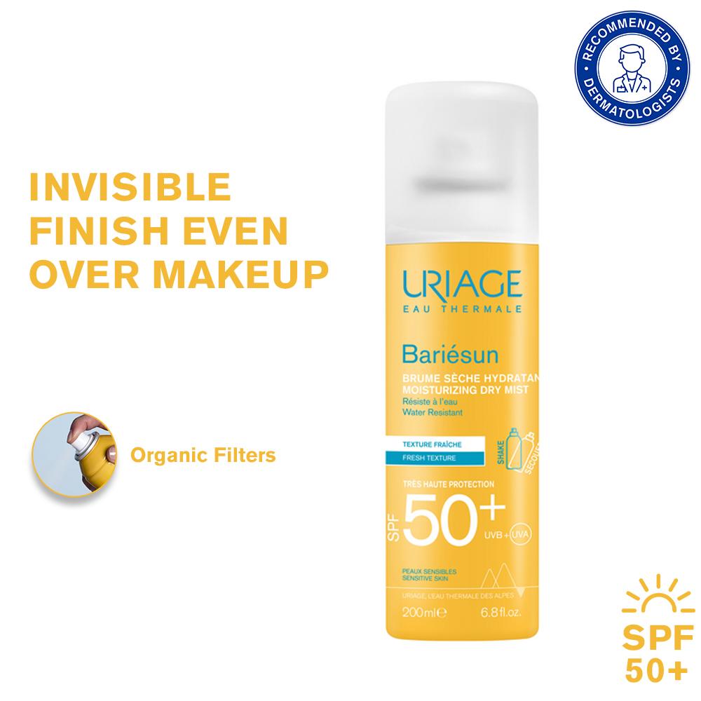 Bariesun Moisturizing Dry Touch Sunscreen Spray Mist SPF50+ with Vitamin E Dermat Recommended
