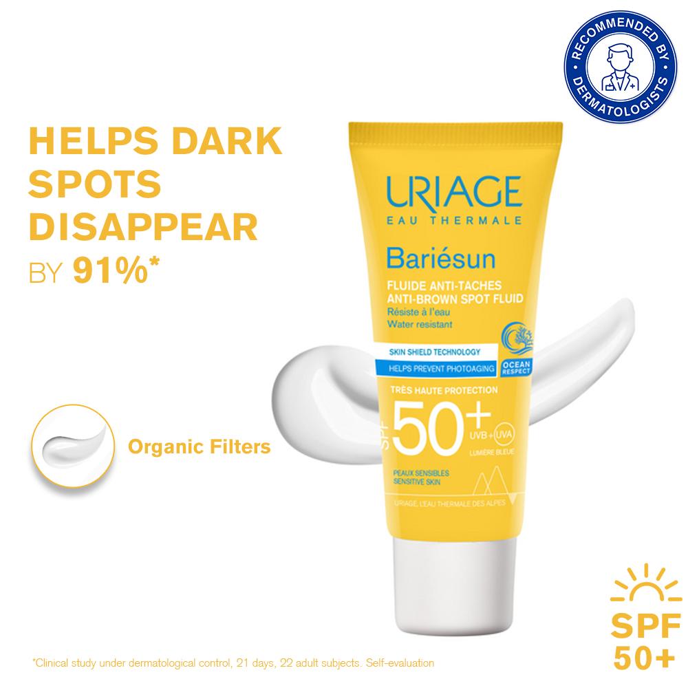 Bariesun Anti-Brown Spot Sunscreen SPF50+ Vitamin C&E Reduces Dark Spots Dermat Recommended