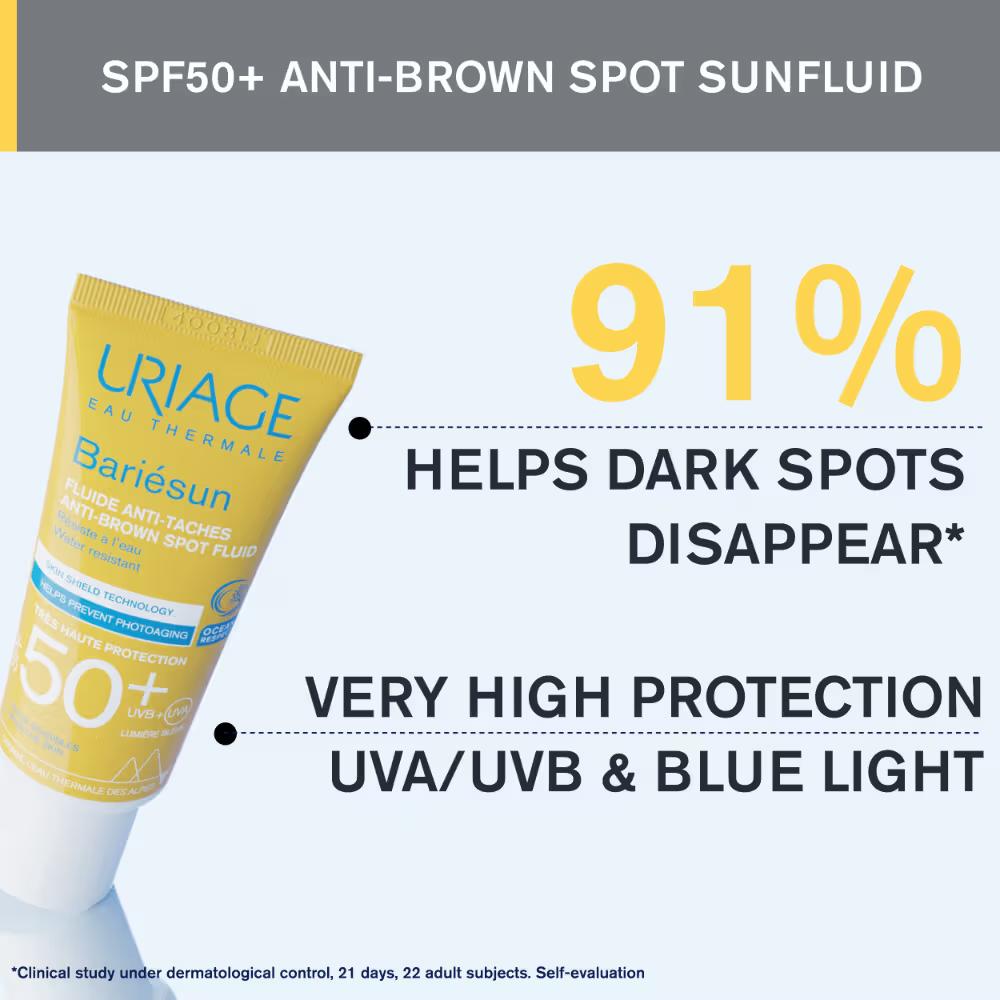 Bariesun Anti-Brown Spot Sunscreen SPF50+ Vitamin C&E Reduces Dark Spots Dermat Recommended