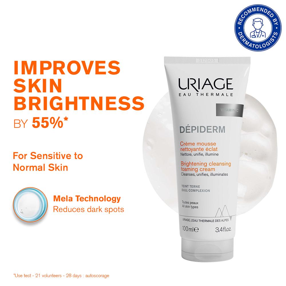 Depiderm Brightening Face Wash with Vitamin C Niacinamide Boosts Radiance Reduces Melasma