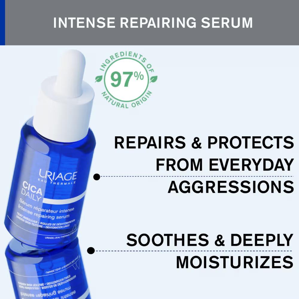 Cica-Daily Intense Repairing Anti-Pollution Serum 10.5% Thermal Biotic Complex Repairs Skin