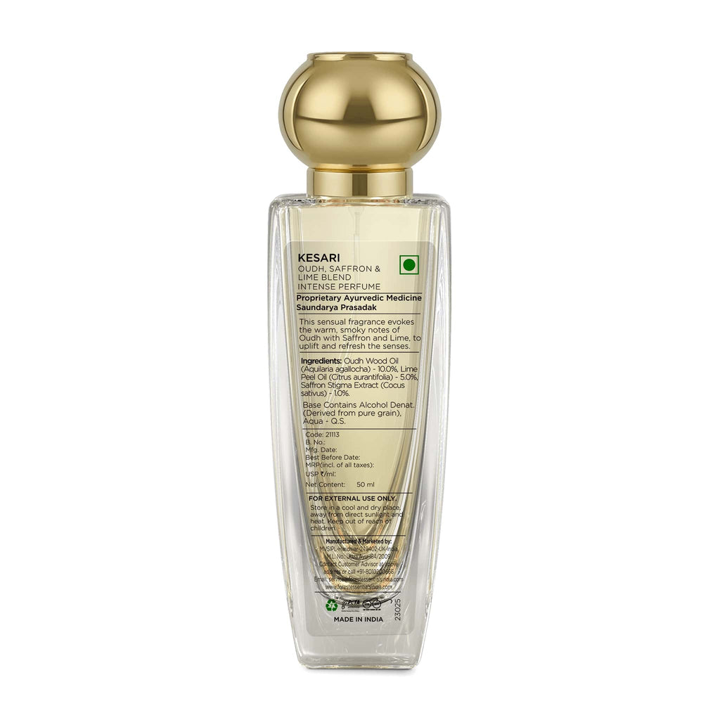 Intense Perfume Lime Saffron Oudh - Long Lasting Luxury Perfume For Her