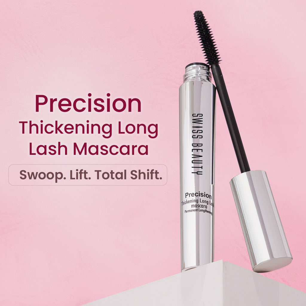 Precision Thickening Long Lash Mascara ,Waterproof , Smudge-Proof - Black