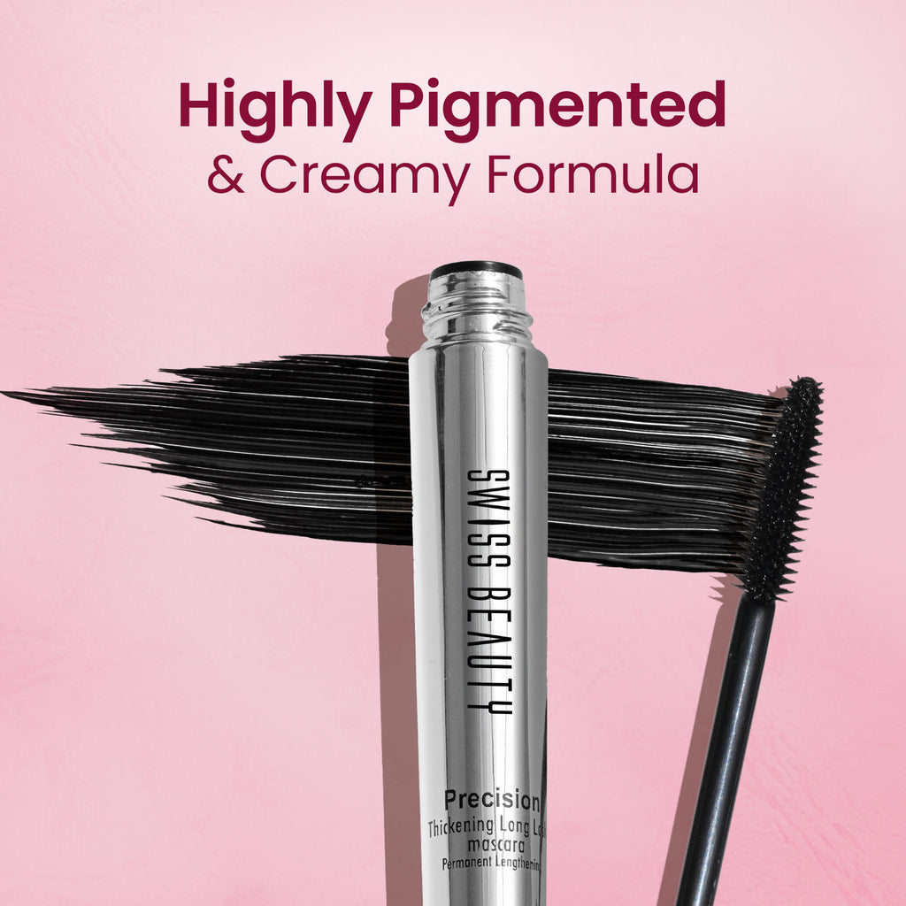 Precision Thickening Long Lash Mascara ,Waterproof , Smudge-Proof - Black