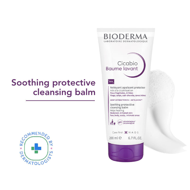 Cicabio Baume Lavant Face Wash For Weakened And Irritated Skin