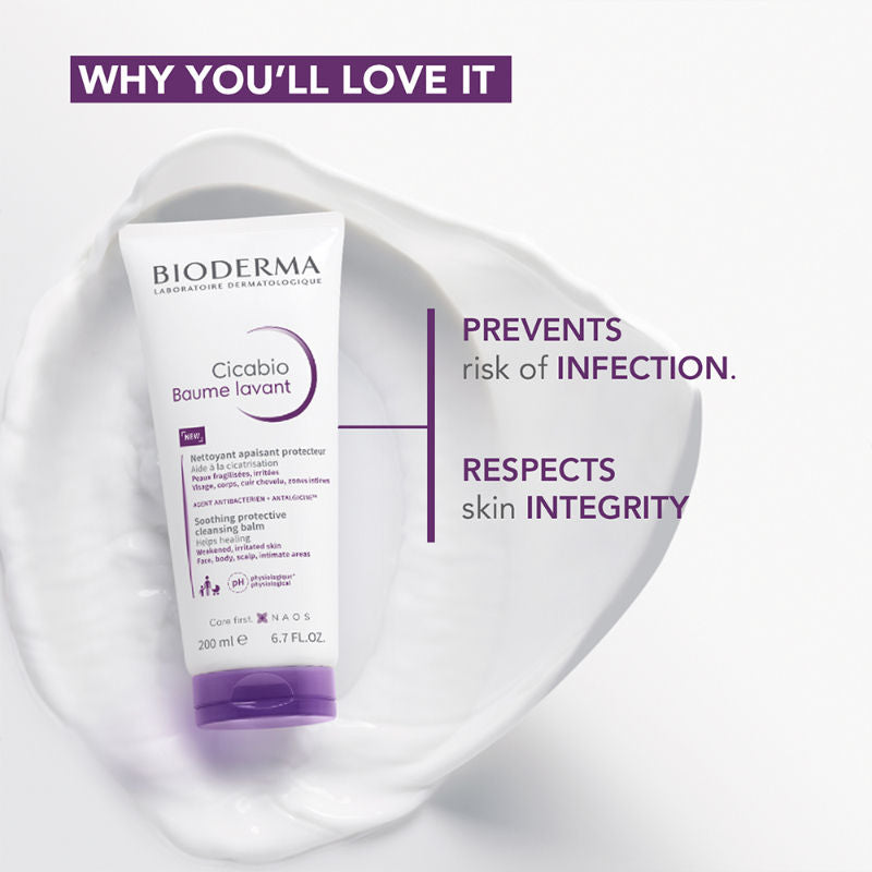 Cicabio Baume Lavant Face Wash For Weakened And Irritated Skin