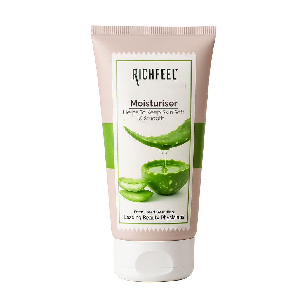 Aloe Moisturizer-Lightweight & Hydrating, Non-Sticky, Absorbs Instantly, For All Skin Types