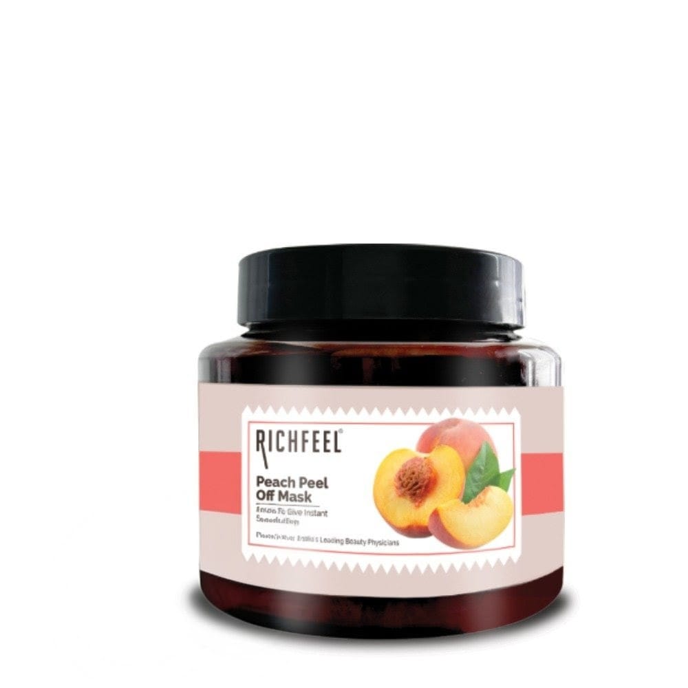 Peach Peel Off Mask for Glowing Skin , Deep Cleansing, Blackhead Removal, Cooling Effect