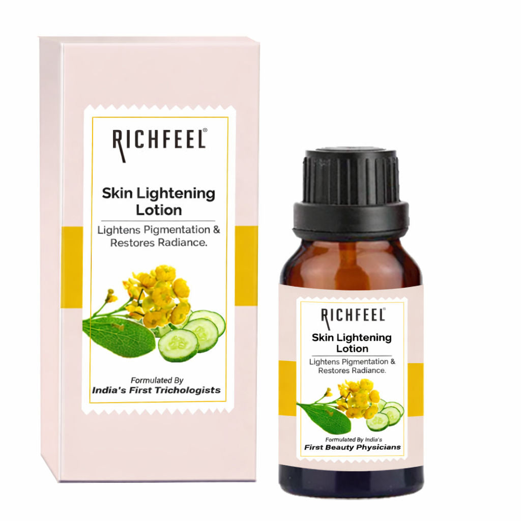 Skin Lightening Lotion - Reduces Pigmentation, Lightens Spots & Tan, Non-Oily Base