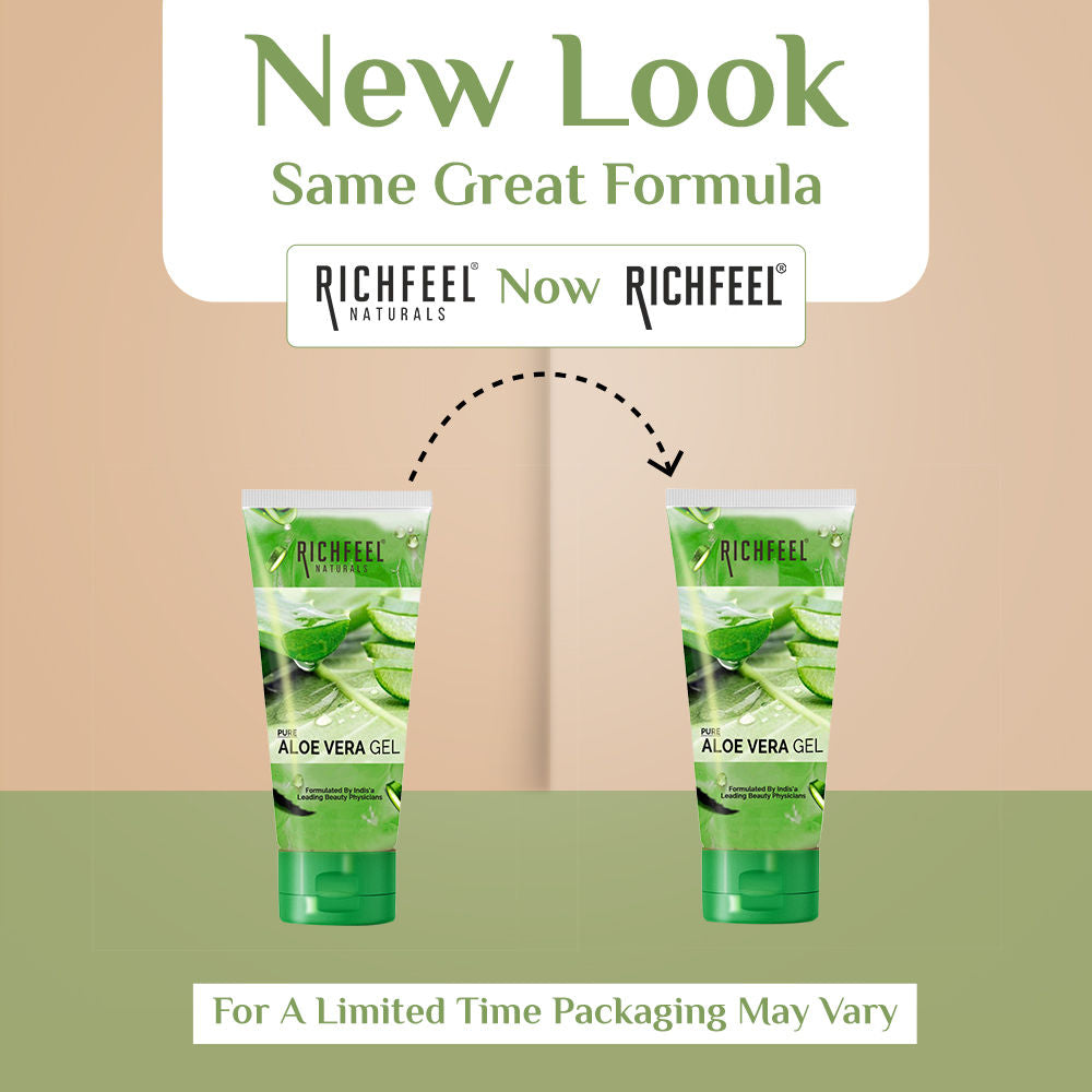 Pure Aloe Vera Gel for Face, Skin & Hair , Ultimate Glow Gel for Men & Women