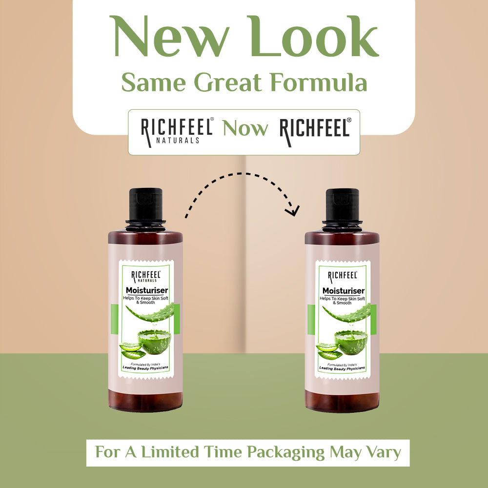 Aloe Moisturizer-Lightweight & Hydrating, Non-Sticky, Absorbs Instantly, For All Skin Types