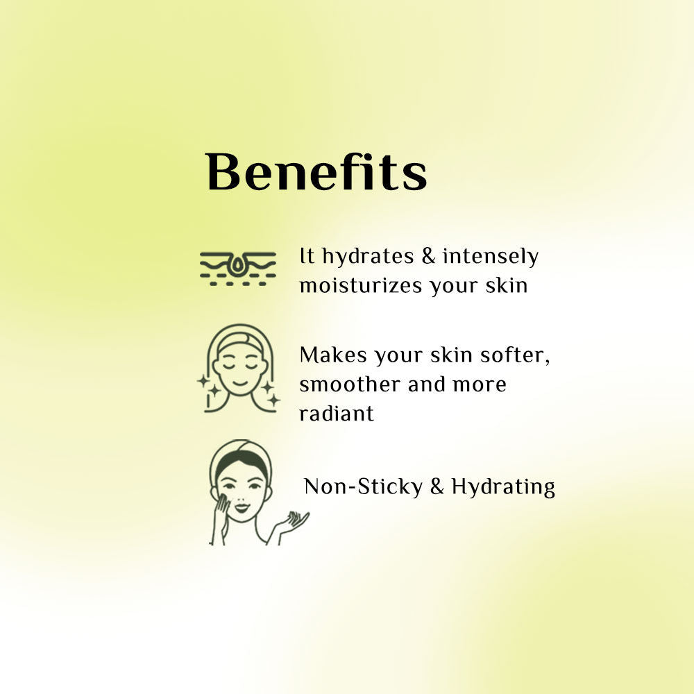 Aloe Moisturizer-Lightweight & Hydrating, Non-Sticky, Absorbs Instantly, For All Skin Types