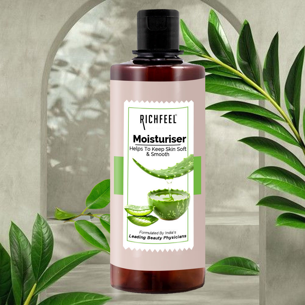 Aloe Moisturizer-Lightweight & Hydrating, Non-Sticky, Absorbs Instantly, For All Skin Types