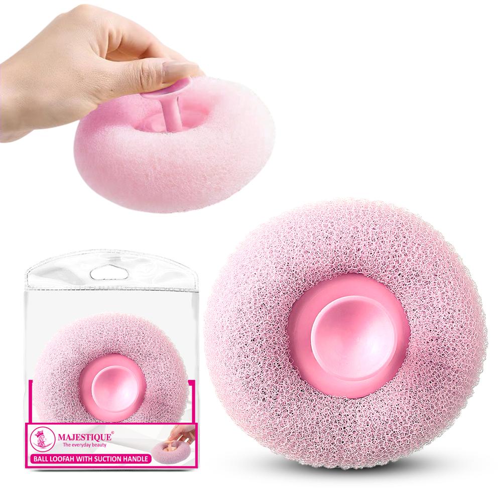 Ball Loofah With Suction Handle