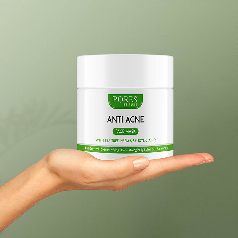 Anti Acne Face Pack With Salicylic Acid, Neem & Tea Tree