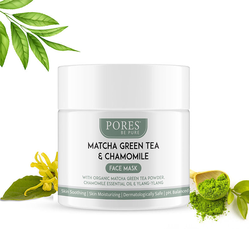 Matcha Green Tea Clay Face Mask With Green Tea