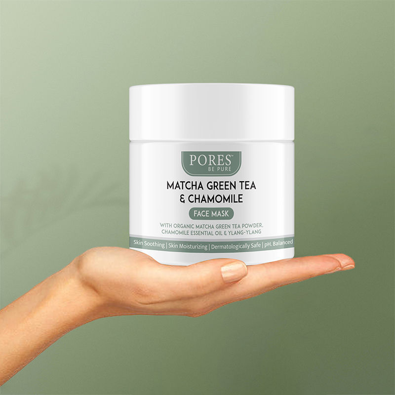 Matcha Green Tea Clay Face Mask With Green Tea