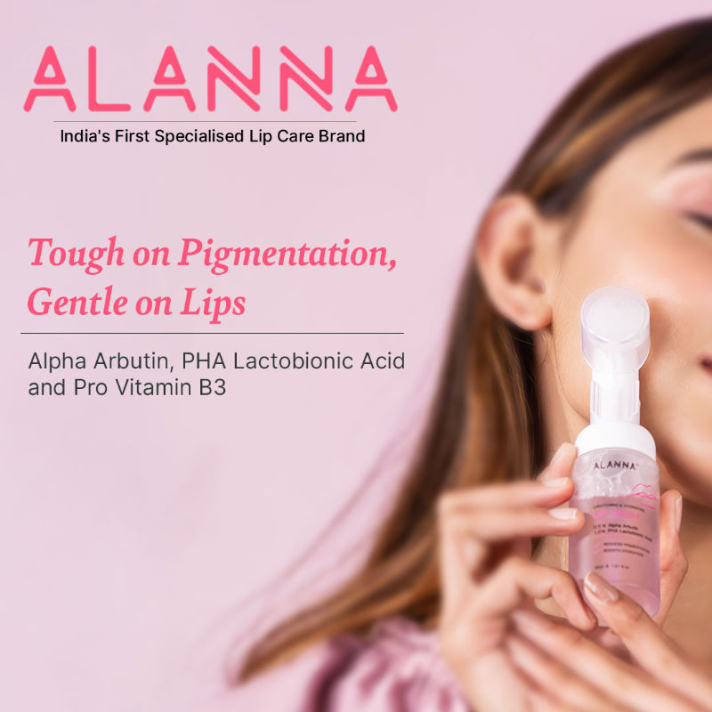 Lip Wash Lip Brightening, Lip Cleanser, For Dark & Dry Pigmented Lips For Women