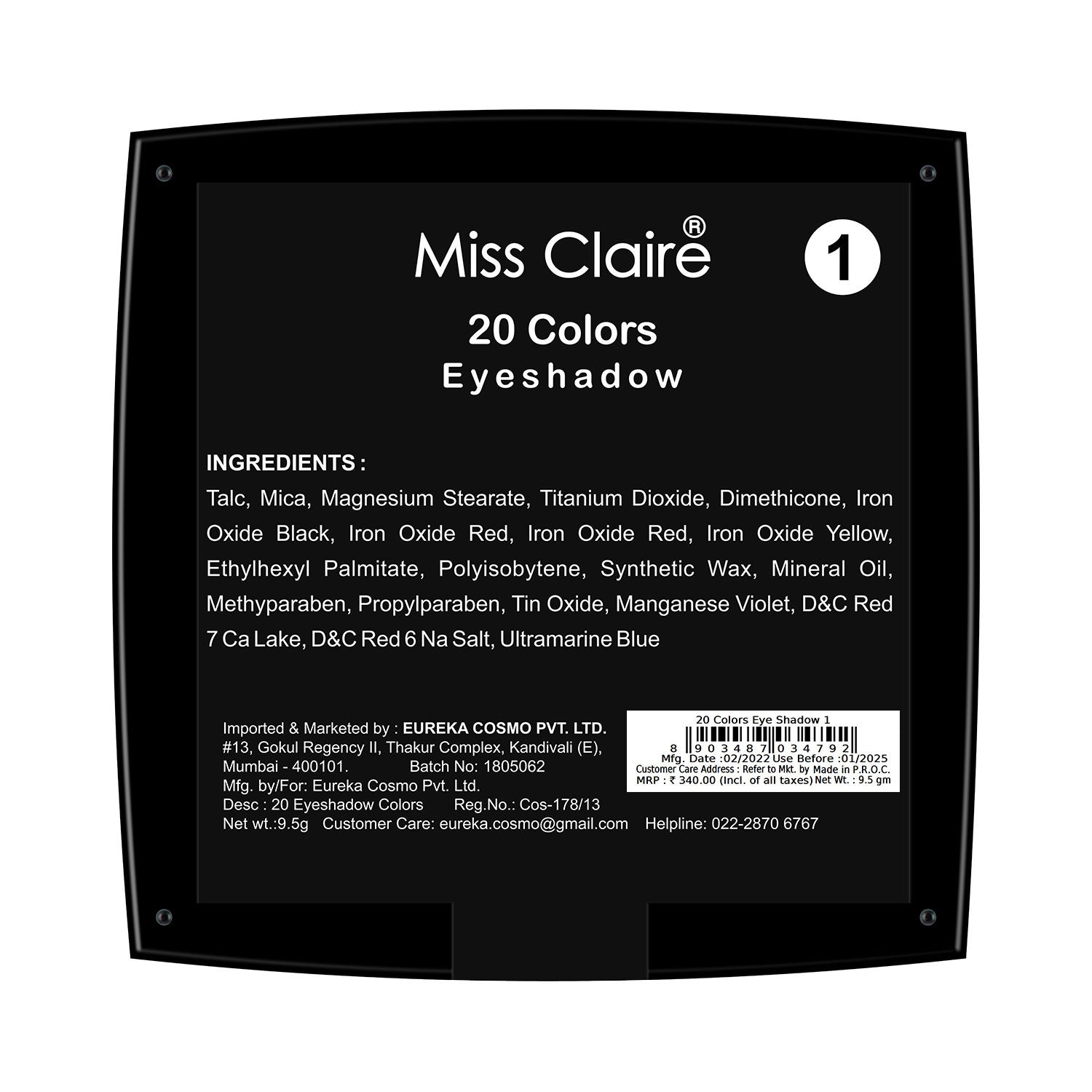 20 Color Eye Shadow - 1
