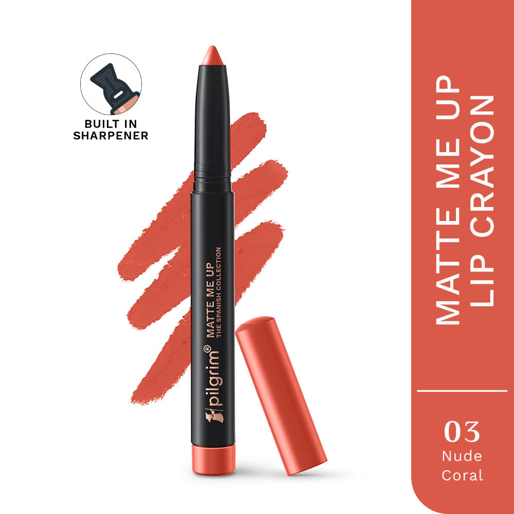 The Spanish Collection Matte Me Up Lip Crayon - 03 Nude Coral