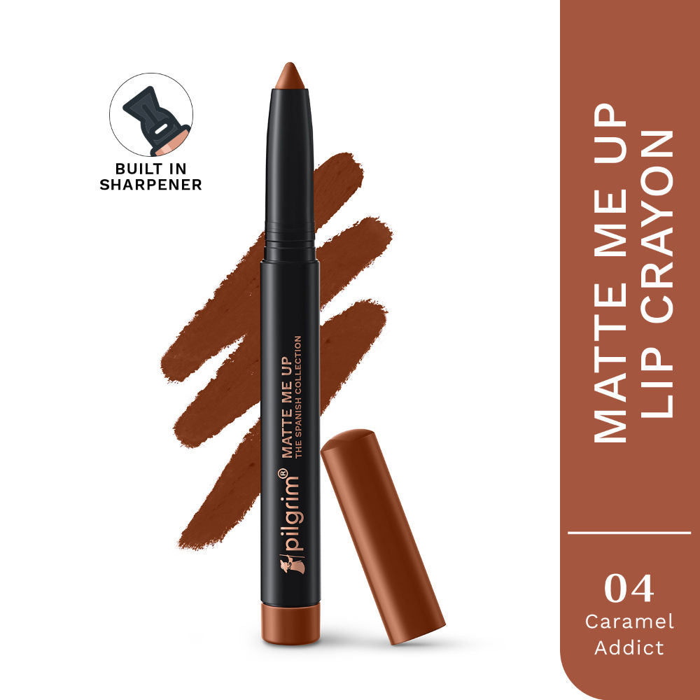 The Spanish Collection Matte Me Up Lip Crayon - 04 Caramel Addict
