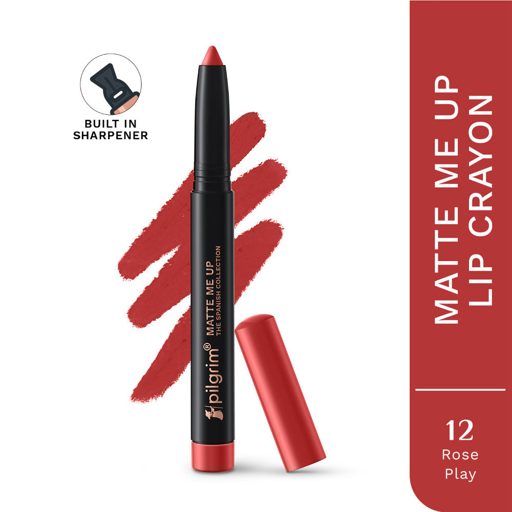 The Spanish Collection Matte Me Up Lip Crayon - 12 Rose Play