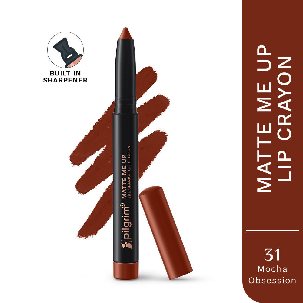 The Spanish Collection Matte Me Up Lip Crayon - 31 Mocha Obsession
