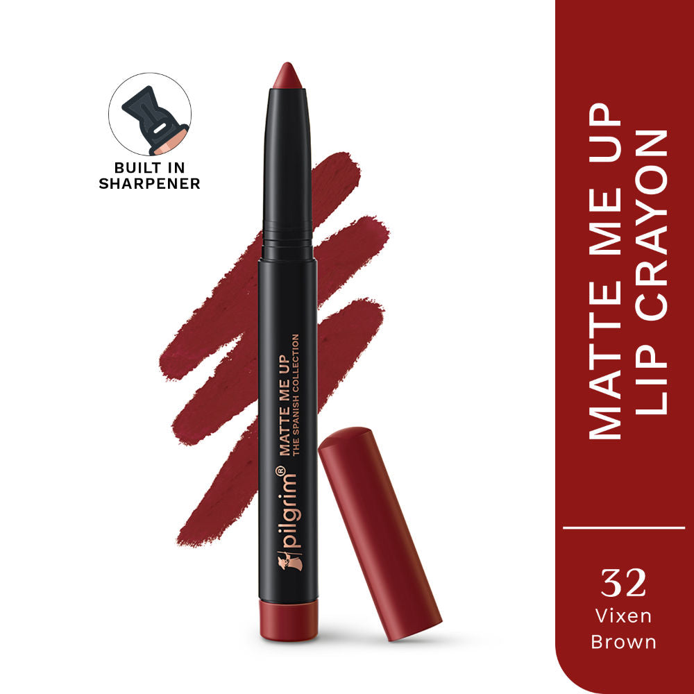 The Spanish Collection Matte Me Up Lip Crayon - 32 Vixen Brown