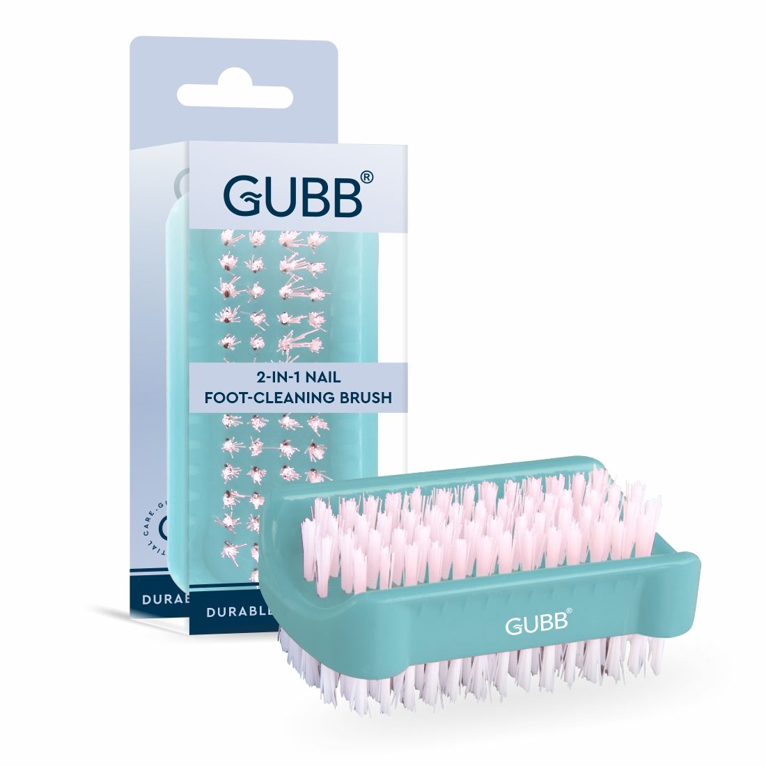 2 In 1 Nail Cum Foot Cleaning Brush
