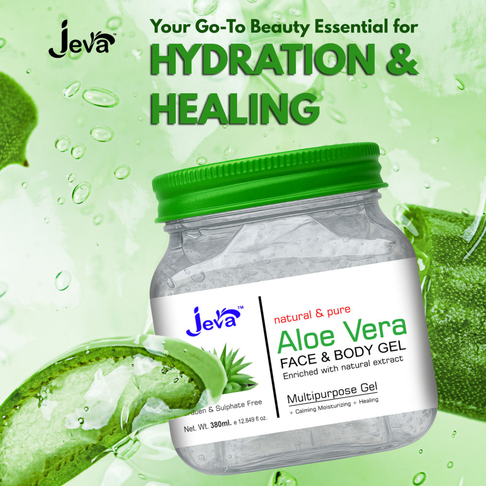 Aloe Vera Gel - Hydrating & Revitalizing Care for Young, Radiant Skin & Hair