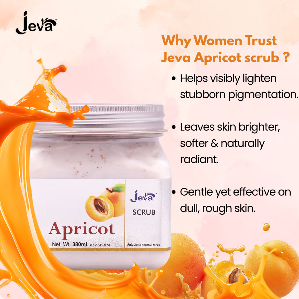 Apricot Body Scrub - Exfoliating & Dark Spot Reducing Gel for Radiant Skin