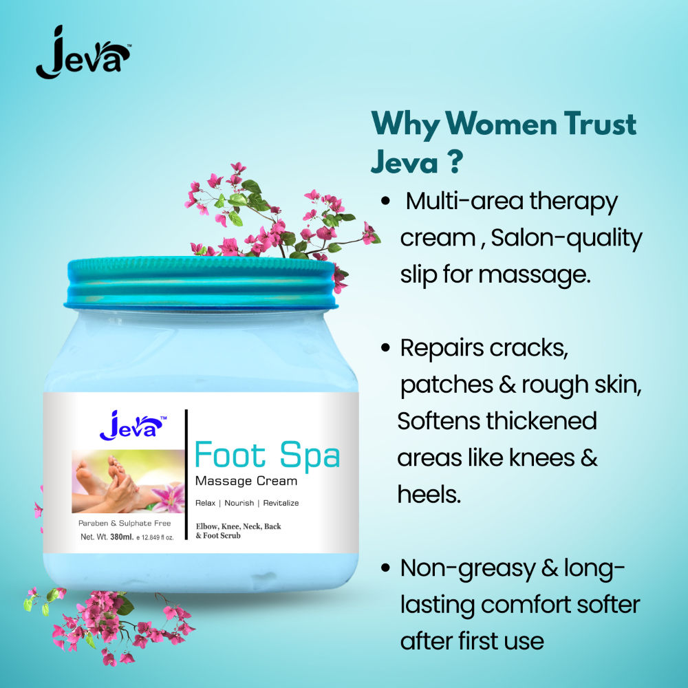 Foot Spa Cream - Deep Moisturizing & Softening Gel for Elbows, Knees & Feet