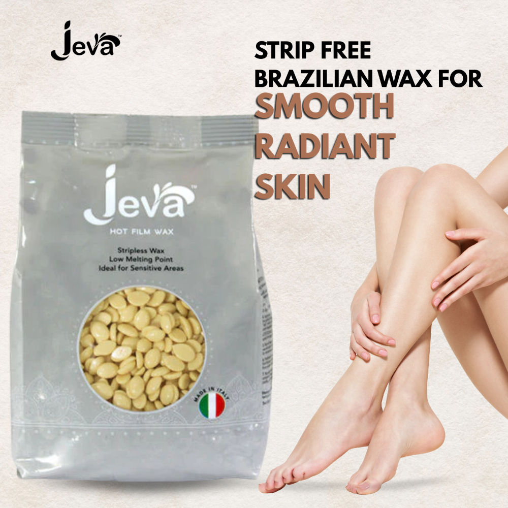 Hot Film Wax Natural Stripless Hard Wax Beads for Smooth Hair Removal Face & Body 500g