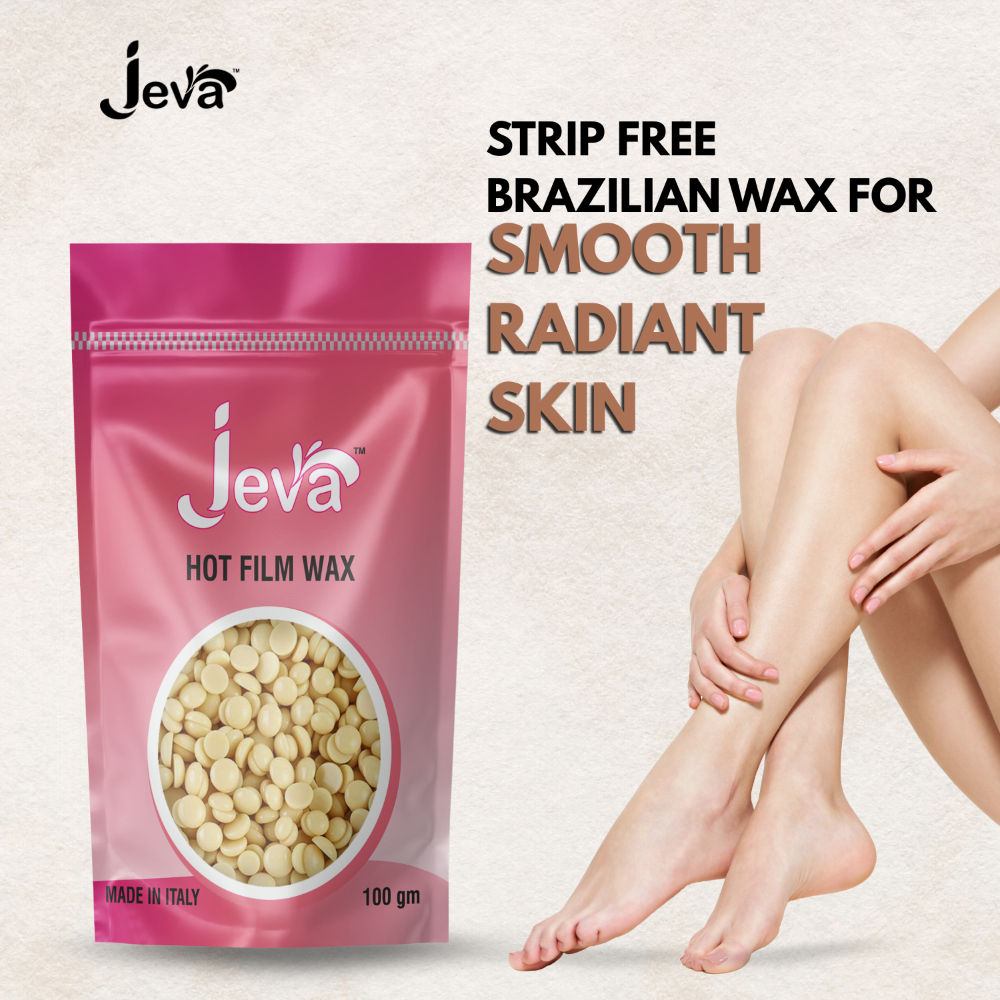 Hot Film Wax Natural Stripless Hard Wax Beads for Smooth Hair Removal Face & Body 100g