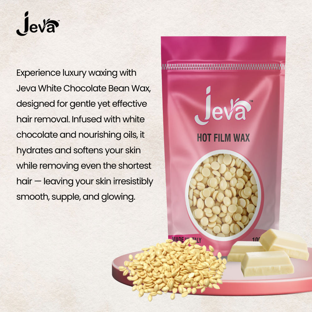 Hot Film Wax Natural Stripless Hard Wax Beads for Smooth Hair Removal Face & Body 100g