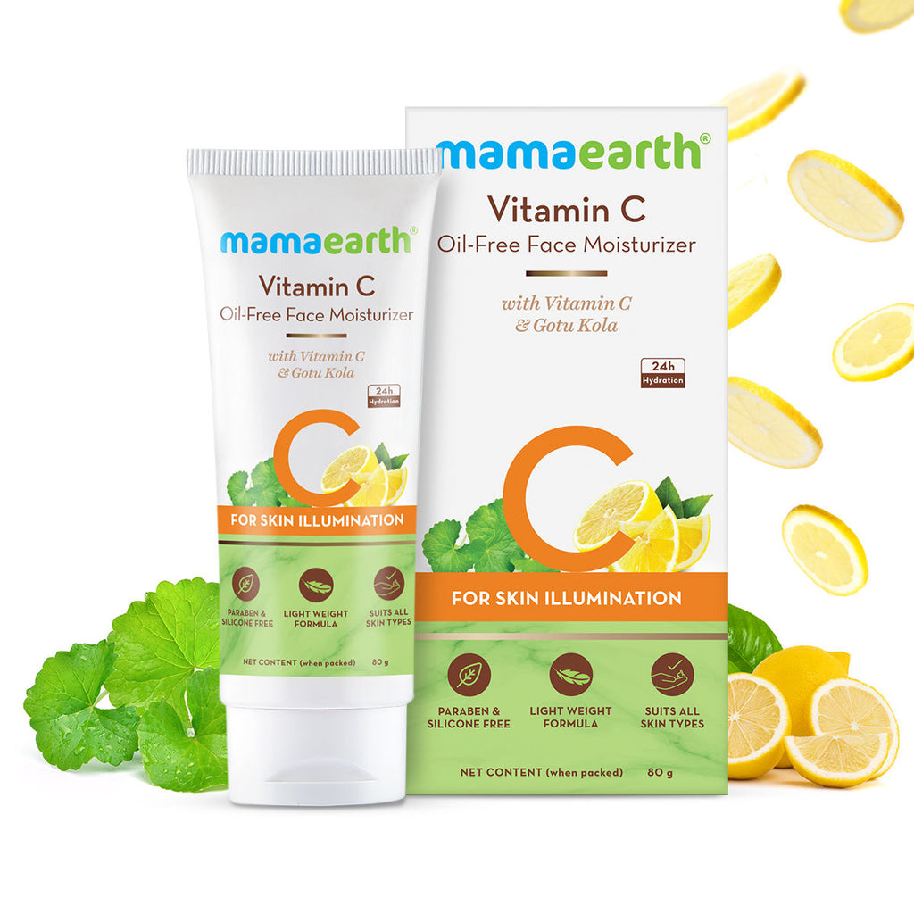 Vitamin C Oil-Free Moisturizer For Face With Vitamin C & Gotu Kola For Skin Illumination