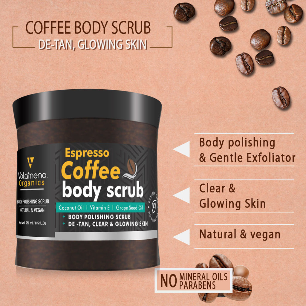 Arabica Espresso Coffee Body Polishing Scrub