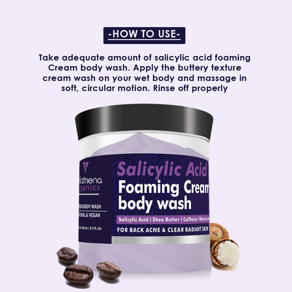 Organics Salicylic Acid Foaming Cream Body Wash