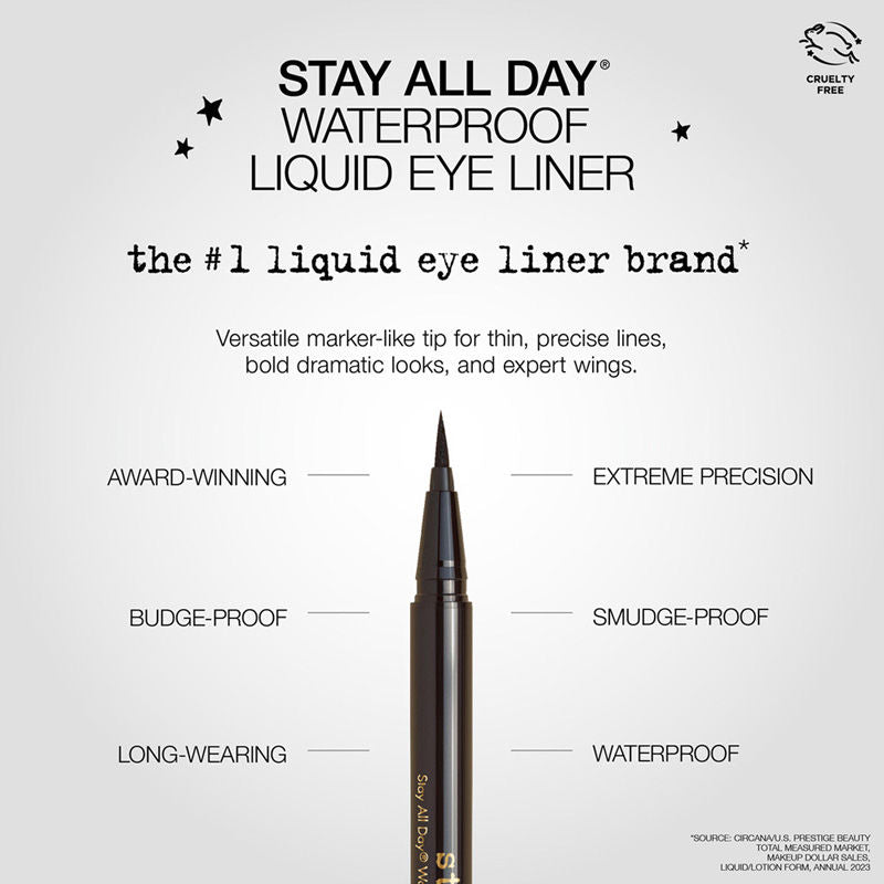 Stay All Day Waterproof Liquid Eye Liner