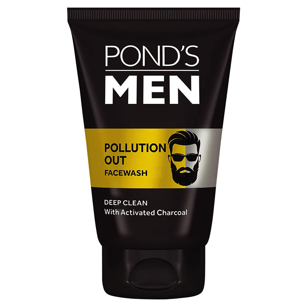 Men Pollution Out Activated Charcoal Deep Clean Face Wash