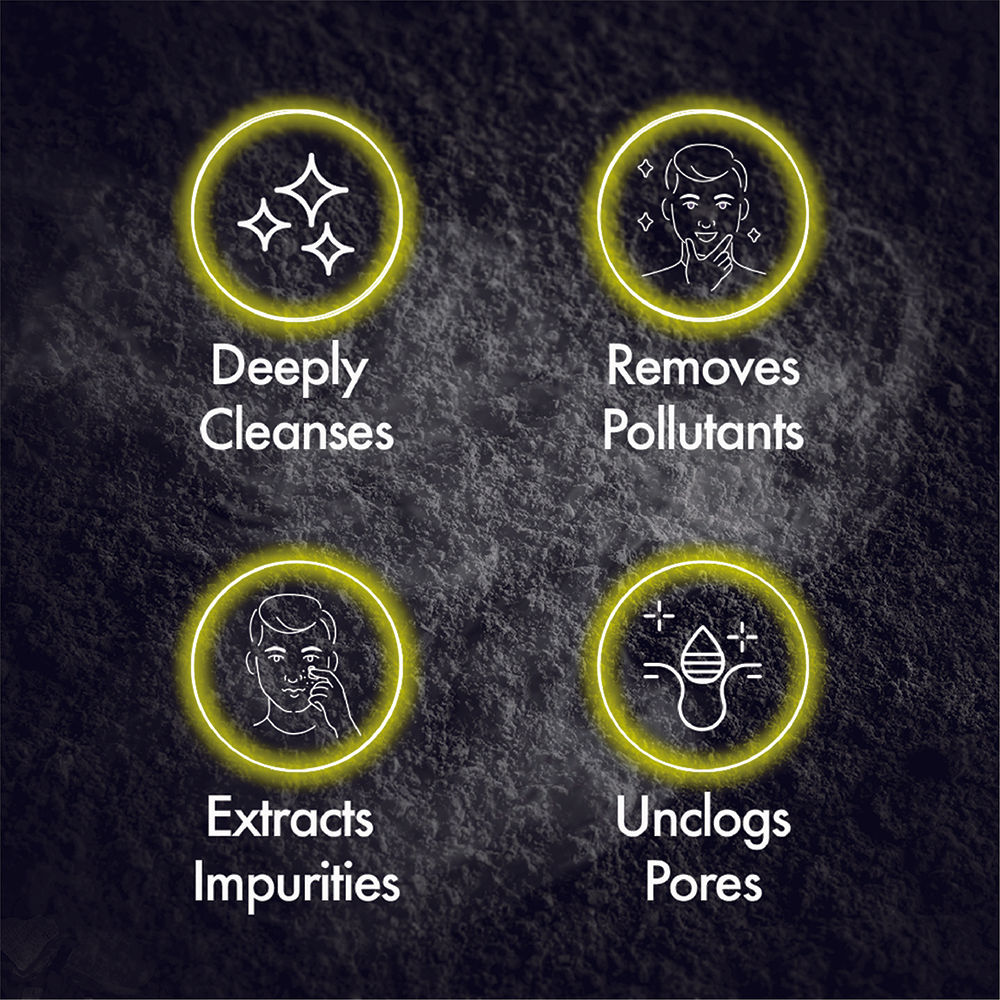 Men Pollution Out Activated Charcoal Deep Clean Face Wash