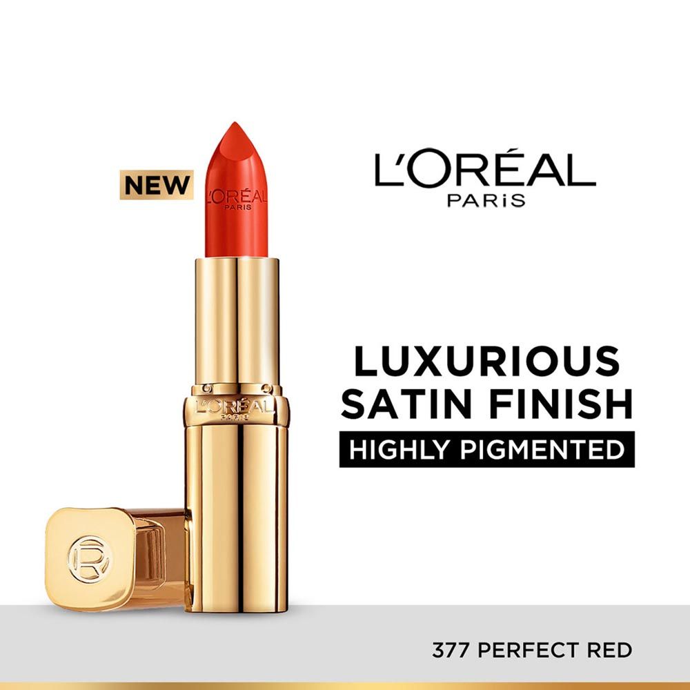 Color Riche Satin Lipstick - 377 Perfect Red