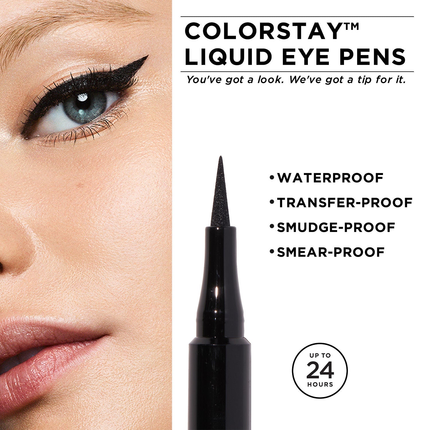 Colorstay Sharp Line Liquid Eye Pen - Blackest Black