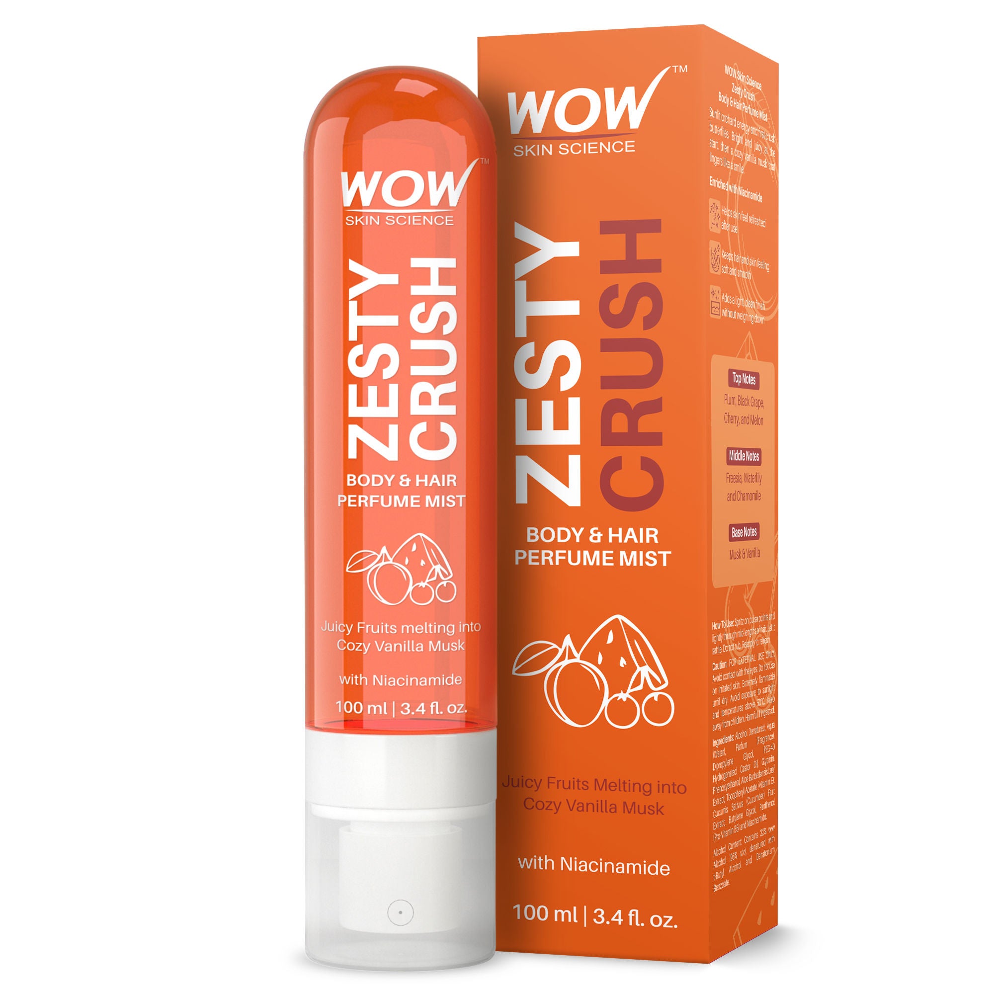 Skin Science Zesty Crush Body & Hair Perfume Mist