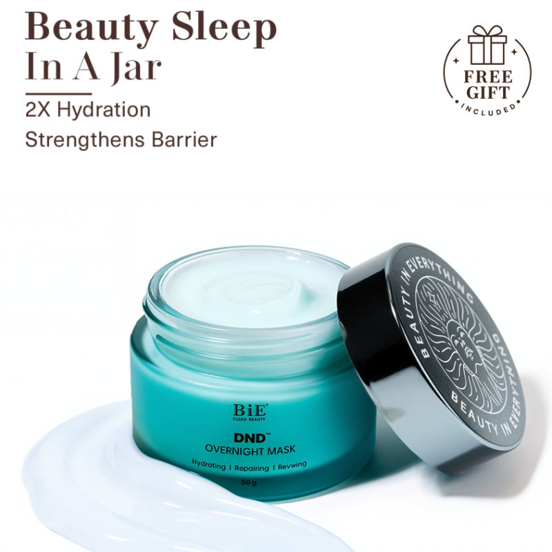 BiE DND Overnight Sleeping Face Mask -Ceramides & Bakuchiol - Plumps, Hydrates & Repair Skin Barrier