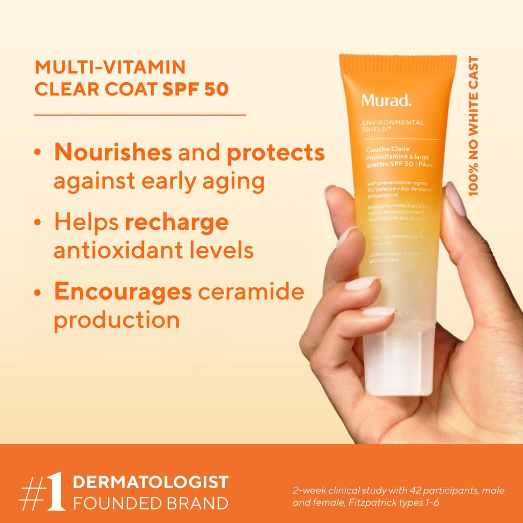 Multi-Vitamin Clear Coat Broad Spectrum SPF 50